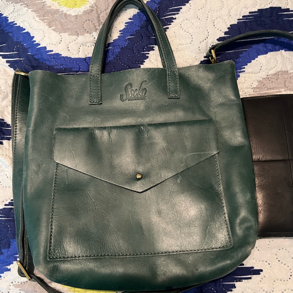 SSEKO Agave Shopper with SSEKO black wallet